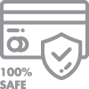 100% Safe Payment Icon